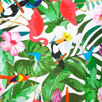 vidaXL Set de coussins de palette Floral 2 Pièces Jungle tropicale