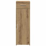 vidaXL Buffet chêne artisanal 30 x 42 5 x 93 cm Bois d'ingénierie