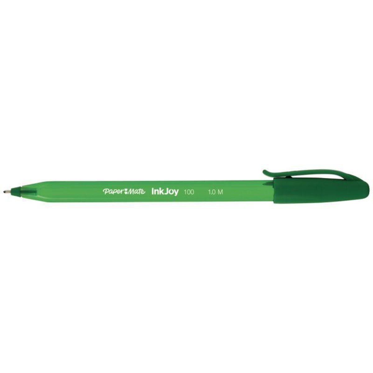 PaperMate InkJoy 100 Lot de 8 + 2 stylos à bille à capuchon Pointe moyenne  1 mm Couleurs assorties