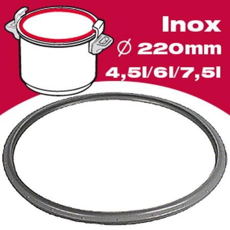 SEB Joint autocuiseur inox 790362 4,5-6L Ø24cm gris