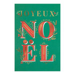 Carte De Vœux Noël Chic Joyeux Noël - Draeger paris