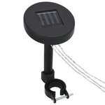 vidaXL Tonnelle avec rideau et guirlande lumineuse LED 3x3m Anthracite