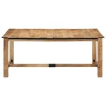 vidaXL Table à dîner 180x90x75 cm bois de manguier massif