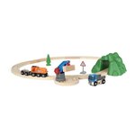 Brio World Circuit Transport de Fret - Coffret complet 19 pieces - Circuit de train en bois - Ravensburger - Mixte des 3 ans - 33878