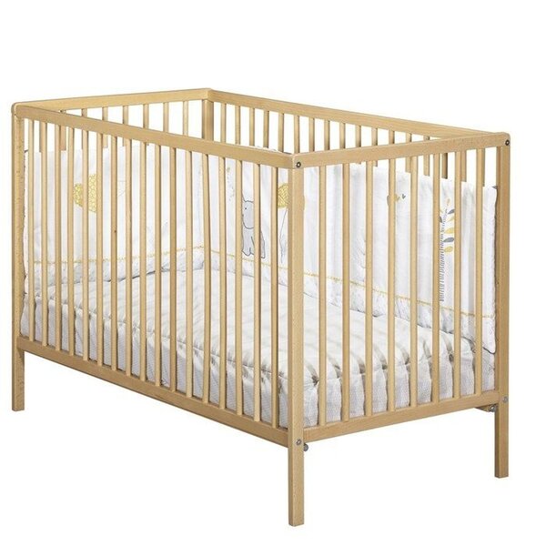 Lit bébé - 120 x 60 cm - Babyprice First - Tout barreaux