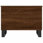 vidaXL Table basse Chêne marron 60x44 5x45 cm Bois d'ingénierie