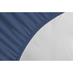 Drap housse 140 x 190 + 25 cm 100  coton - Bleu