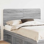 vidaXL Tête de lit Gris Sonoma 150 cm Bois d'ingénierie