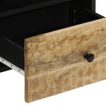 vidaXL Tables de chevet 2 Pièces 40x33x46 cm Bois de manguier solide