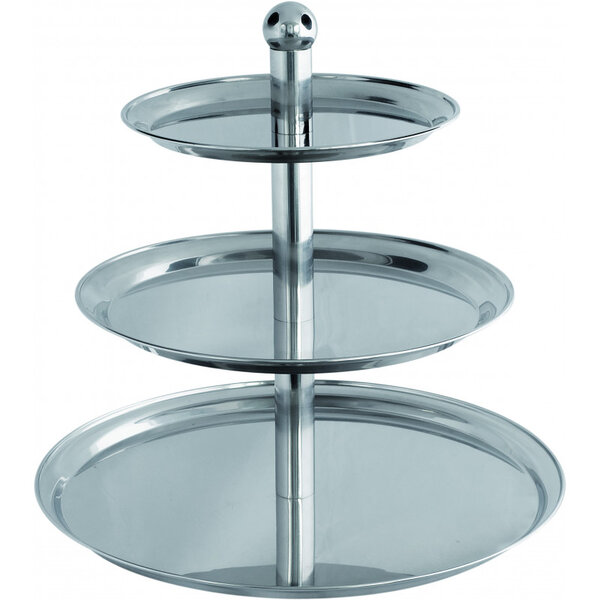 Présentoir à fruits inox 3 niveaux h 500 mm - stalgast -  - inox x500mm
