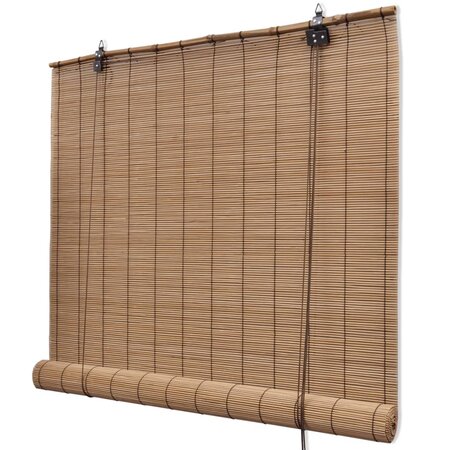 vidaXL Store roulant Bambou Marron 80x160 cm