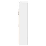 vidaXL Armoire Miroir de Salle de Bain Blanc 83 5 x 15 5 x 70 cm
