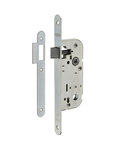 THIRARD - Serrure encastrable bec de cane type GDF  axe 40mm  bouts ronds  carré 6x9 mm  blanc - THIRARD