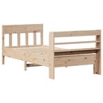 vidaXL Cadre de lit sans matelas 90x200 cm bois de pin massif