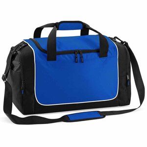 Sac de sport compact - QS77 - bleu roi - noir - blanc