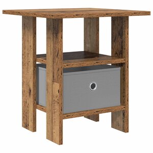 vidaXL Table de chevet Bois ancien 41 x 40 x 45 cm Bois d'ingénierie