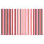 vidaXL Tissu de remplacement pour auvent rayures rouges et blanches
