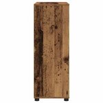 vidaXL Cabinet de salle de bain Bois Ancien 72 5 x 36 5 x 100 cm