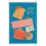 Carte De Vœux Noël Chic Pile Cadeaux - Draeger paris