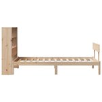 vidaXL Lit bibliothèque sans matelas 90x200 cm bois de pin massif