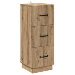 vidaXL Armoire à tiroirs 33 x 34 5 x 87 cm Bois d'ingénierie