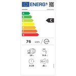 Lave-vaisselle pose libre hisense hs661c60w - 16 couverts - induction - l60cm - 44db - blanc