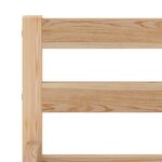 vidaXL Cadre de lit sans matelas bois massif de pin 140x200 cm