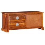 vidaXL Meuble TV Bois massif de Sesham 90x30x40 cm