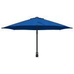 vidaXL Parasol de patio Bleu azur Polyester Grand Inclinable