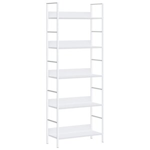 vidaXL Bibliothèque à 5 niveaux noir 60x27 6x158 5cm bois d'ingénierie