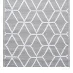 vidaXL Tapis d'extérieur Gris 190x290 cm PP