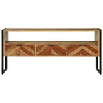 vidaXL Meuble TV 100x35x50 cm Bois massif d'acacia