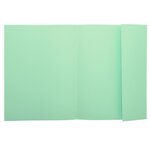 Paquet 100 chemises 1 rabat SUPER 160 - 24x32cm - Vert clair x 5 EXACOMPTA