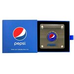 PEPSI BOTTLE CAP argent Proof monnaie 500 Francs Chad 2022