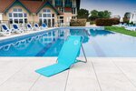 Chaise dossier de plage pliable - O'Beach - Dimensions : 45 x 163  x 44 cm