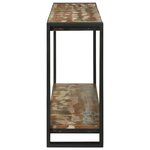 vidaXL Table console Multicolore 120 x 33 x 75 cm Bois Recyclé Solide