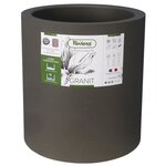 BAC GRANIT ROND 30 GRIS