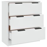 vidaXL Buffet Blanc 60x30x70 cm Bois d'ingénierie