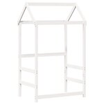 vidaXL Ensemble de lit de jour et de banc et toit sans matelas blanc 80x200 cm