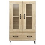 vidaXL Buffet haut Chêne sonoma 70x31x115 cm Bois d'ingénierie