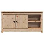 vidaXL Meuble TV 103x36 5x52 cm Bois de pin massif