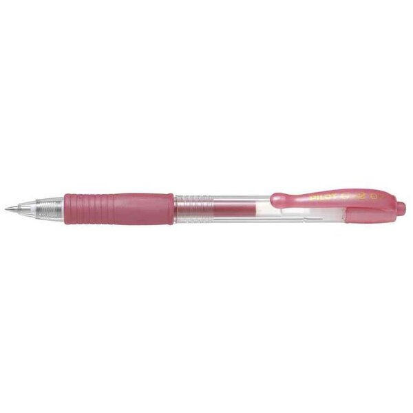 Stylo bille à encre gel G2 07 Metallic Rose métallique PILOT