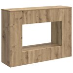vidaXL Table console Chêne Artisanal 101 x 29 x 74 cm
