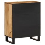 vidaXL Buffet 60x34x75 cm bois de manguier massif brut