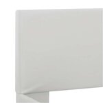 vidaXL Cadre de lit avec LED sans matelas blanc 180x200 cm