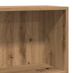 vidaXL Bibliothèque chêne artisanal 60x24x76 cm bois d'ingénierie