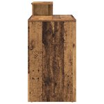 vidaXL Bureau avec Rangement Vieux Bois 120.5x44x88.5 cm Bois d'ingénierie