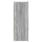vidaXL Armoire Murale Sonoma gris 33 x 34 5 x 94 cm Bois d'ingénierie
