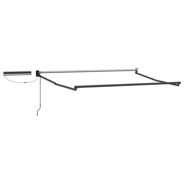 vidaXL Cadre de store rétractable électrique Anthracite 3 5 x 2 m