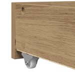 vidaXL Lit de jour Chêne artisanal Bois d'ingénierie 90 x 190 cm Durable